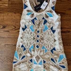 Beaded Dress size 4 - NWT